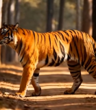 森林中行走的老虎(10)13412#横屏 