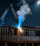 船厂机械焊接作业素材14538#横屏 