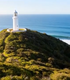 山顶灯塔与海洋风景3467#横屏 