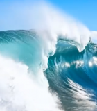 大海汹涌海浪实拍969#横屏 