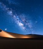 沙漠星空夜景素材194#横屏 