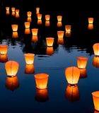 沙漠夜空银河流星景观12853#横屏 