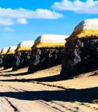 沙漠雅丹地貌风景12385#横屏 