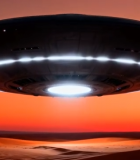 沙漠上空的飞行画面13325#横屏 