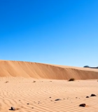 沙漠沙丘蓝天自然风光1022#横屏 