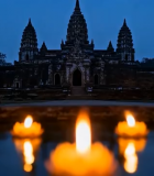 沙漠日落壮丽景观(2)5399#横屏 