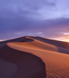 沙漠日落风光景色(1)8151#横屏 