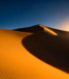 沙漠日落沙丘景观5461#横屏 