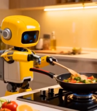 厨房机器人烹饪素材6564#横屏 