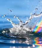 秋日火车行驶在山林铁路桥4243#横屏 