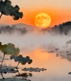 秋日户外篮球框特写13086#横屏 