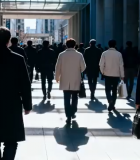 城市街道行人步行场景13472#横屏 