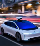 城市道路自动驾驶汽车行驶14523#横屏 