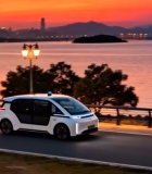 城市道路上行驶的新能源汽车(2)8531#横屏 