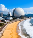 珠海日月贝大剧院海滨风光949#横屏 