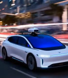 城市道路自动驾驶汽车行驶14523#横屏 