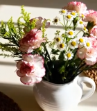 桌上花瓶插放鲜花装饰画面2532#横屏 