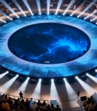 圆形舞台观众环绕场景791#横屏 