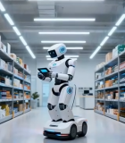 超市内机器人自主巡逻1641#横屏 