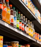 超市货架上的各类商品11660#横屏 