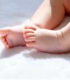 婴儿双脚特写2387#横屏 