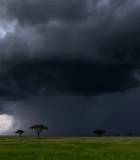 草原上空乌云闪电景象12305#横屏 