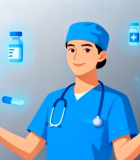 医生展示医疗健康元素1421#横屏 