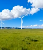	 草原上的风力发电机(5)14041#横屏 