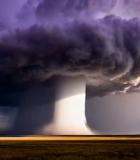 草原上巨大积雨云景观4046#横屏 