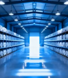 仓库内堆放的卷筒货物7896#横屏 