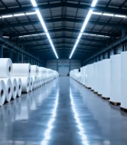 	 仓库内堆放的卷状货物902#横屏 