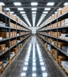 仓库内货架货物全景5598#横屏 