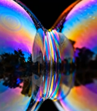 	 彩色梦幻肥皂泡特写1001#横屏 