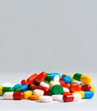 彩色药丸胶囊掉落素材14478#横屏 