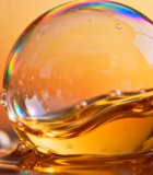 彩色光影下的液体气泡特写12390#横屏 