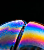 彩色气泡微距特写画面14382#横屏 