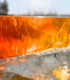 彩色冰块置于冰雪场景12995#横屏 