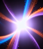 彩色发光线条粒子动态背景3032#横屏 