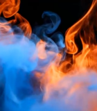 彩色火焰特写素材1876#横屏 