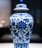 博物馆青花瓷瓶展示7286#横屏 