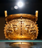 博物馆内青铜器文物展示3130#横屏 