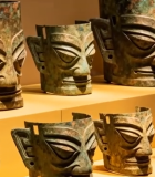 博物馆青铜面具展示1137#横屏 