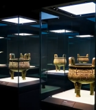 博物馆内青铜鼎文物展示11123#横屏 