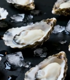 冰鲜生蚝特写画面11929#横屏 