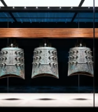 博物馆内陈列的青铜编钟(2)14203#横屏 