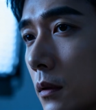 闭眼男性面部特写素材1890#横屏 