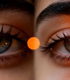 闭眼人物与蜡烛特写808#横屏 