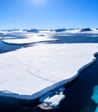 北极冰川与浮冰景观7657#横屏 