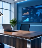 的办公桌场景5063#横屏 