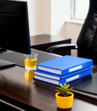 办公室办公桌电脑文件场景4998#横屏 